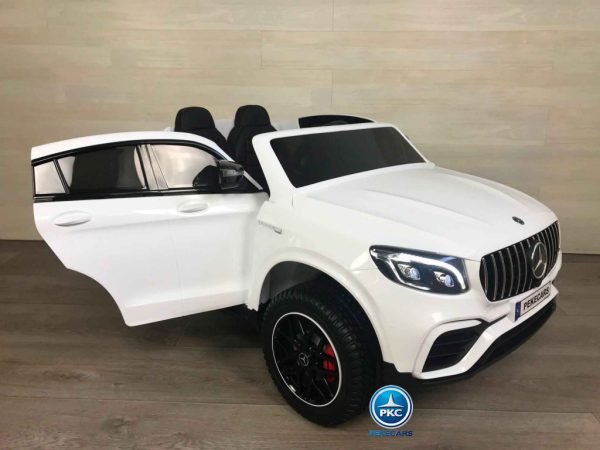 Mercedes GLC G35 con MP4 12V 2Plazas 2.4G Blanco 5